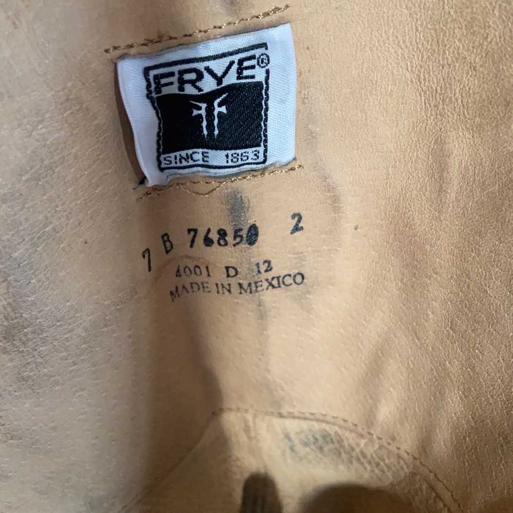 FRYE Phillip Harness Tall Sz 7 - Picture 5 of 8